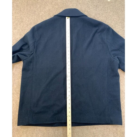 Perry Ellis Wool Jacket Mens XXL Military Bomber Lined‎ Zip Up - Picture 11 of 14